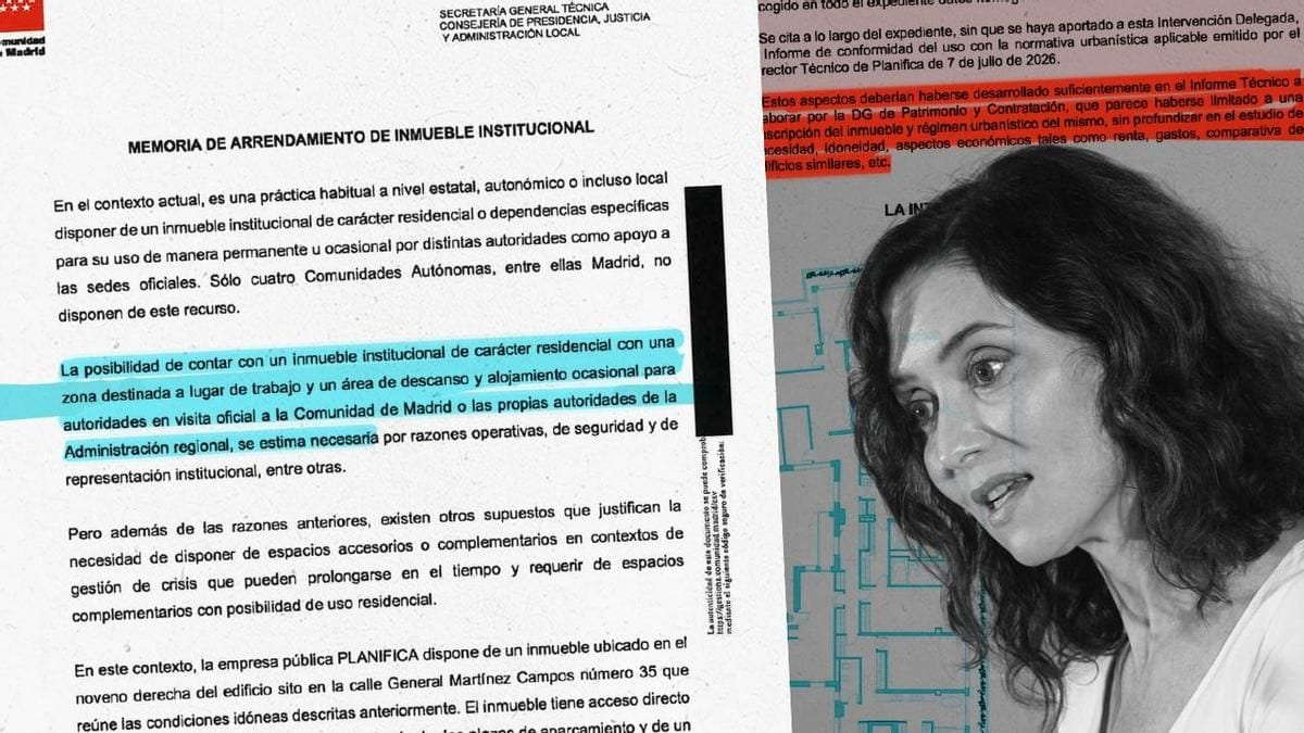 Fotografía que ilustra la noticia: El Gobierno de Ayuso admite que el ático de Chamberí tenía uso residencial tras dos meses negándolo