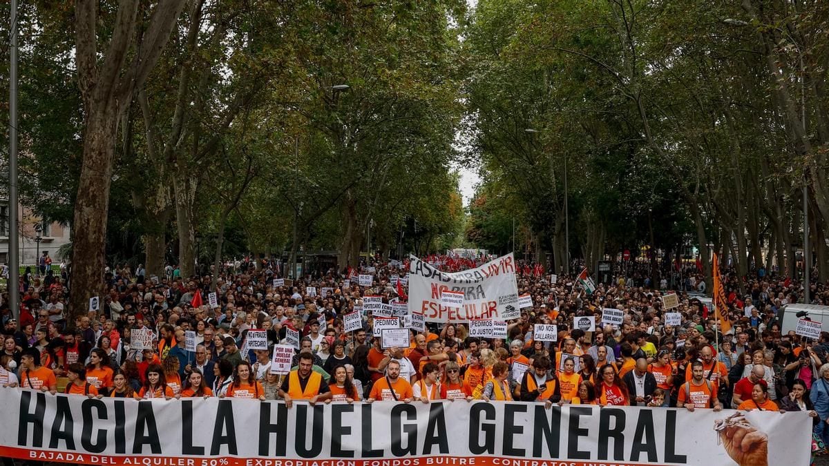 Fotografía que ilustra la noticia: La huelga general por la vivienda: un derecho con precedentes que la patronal cuestiona