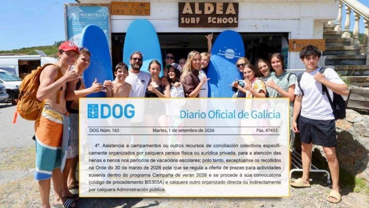 Fotografía que ilustra la noticia: La Xunta excluye de las ayudas a la conciliación a las familias que contrataron campamentos municipales